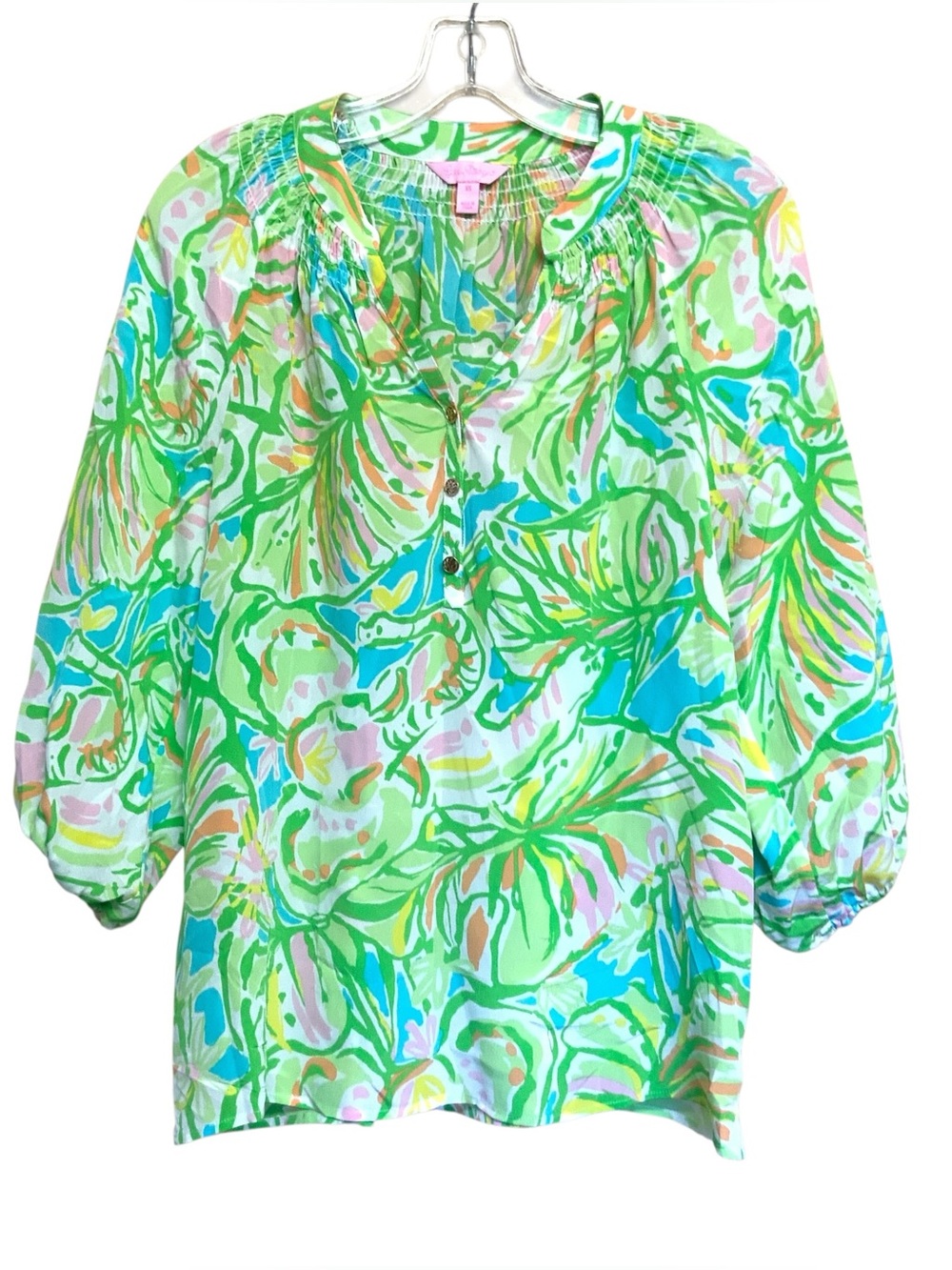 Lilly Pulitzer Silk Elsa Blouse Resort